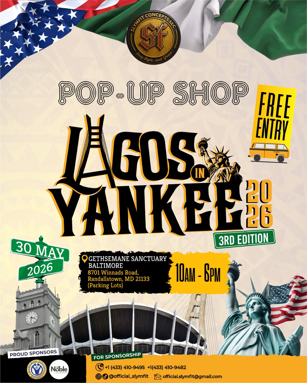 Lagos In Yankee Graphic Design